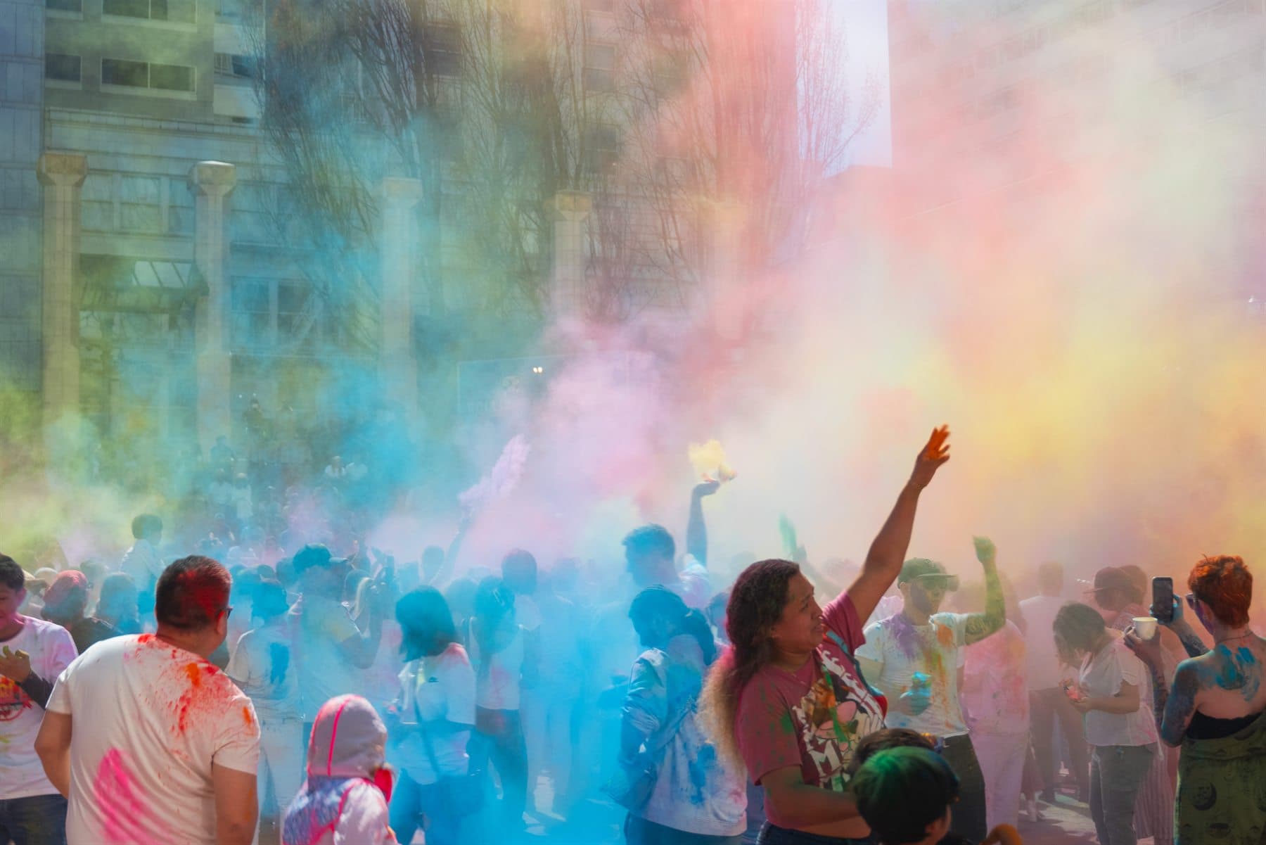 Color Festival Celebration photography by Zeel Pix Visuals